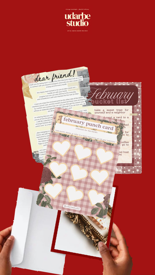 february edition | mini moments mail club